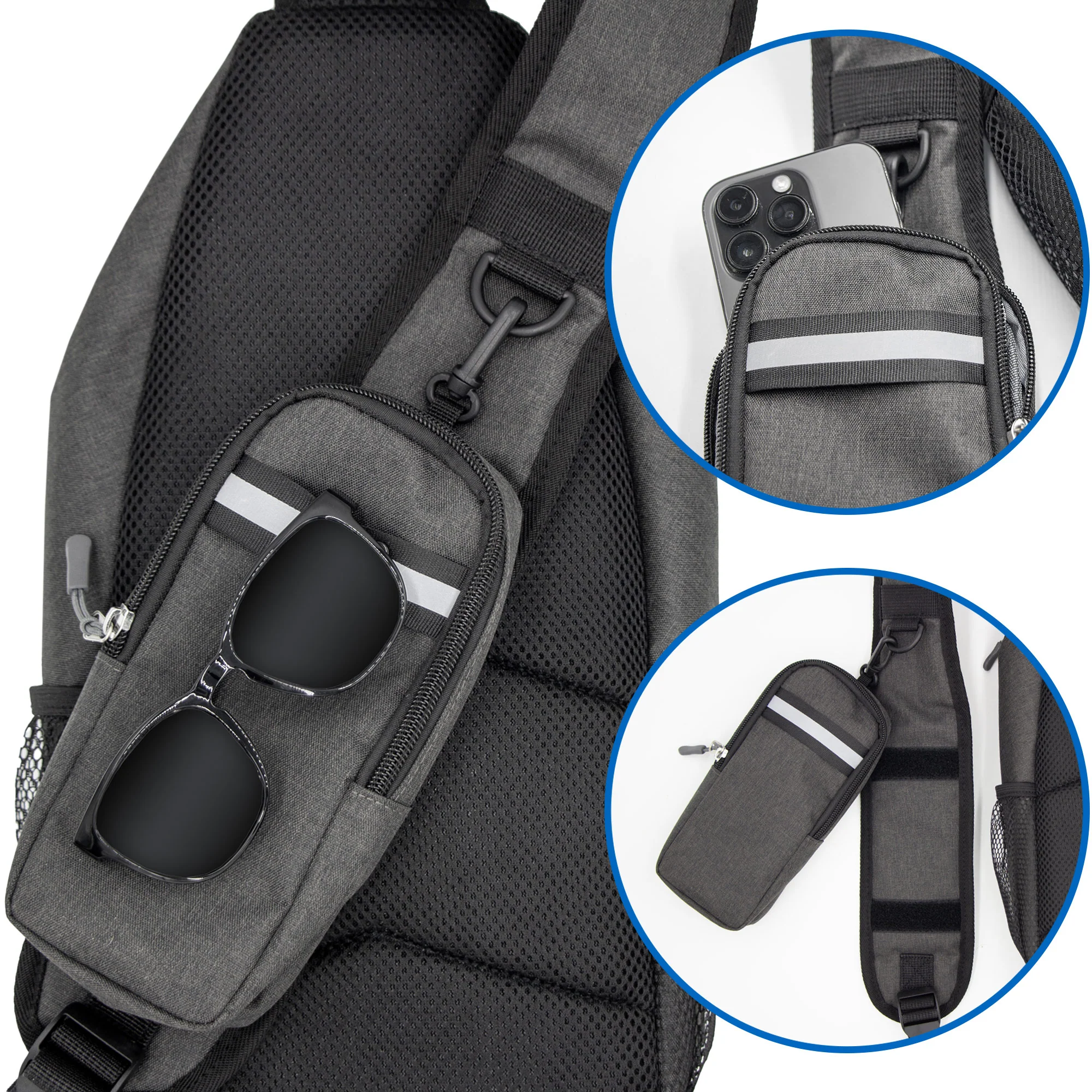 Brazos Outdoors Crossbody Sling Hiking Daypack - Image 5