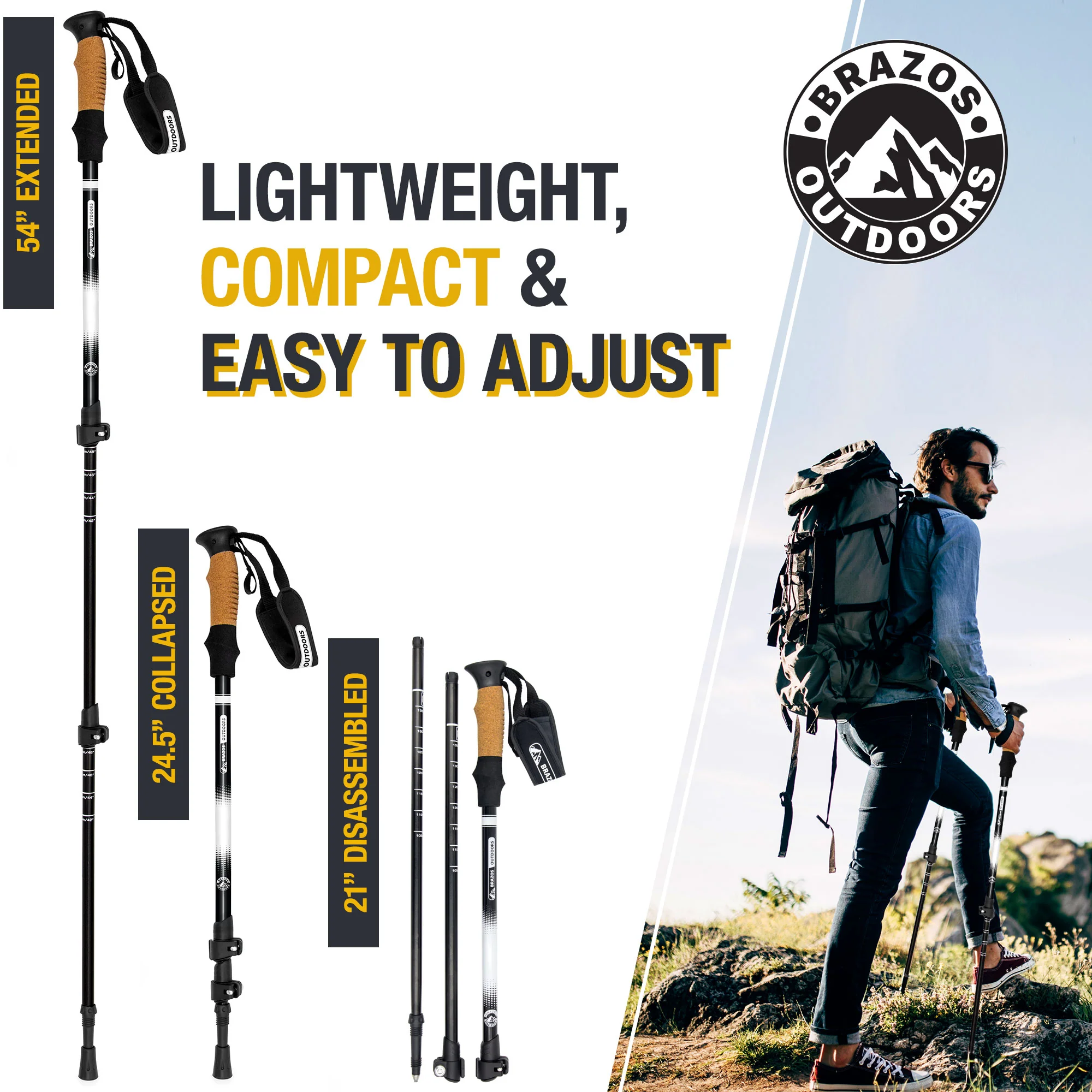 Brazos Outdoors Trekking Poles - Image 3