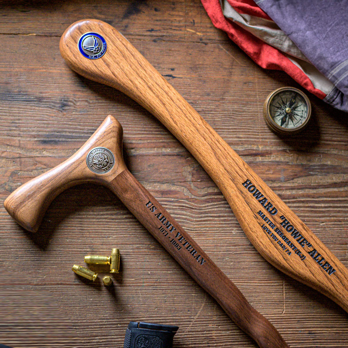 Personalized Handcrafted Walking Stick - Image 4